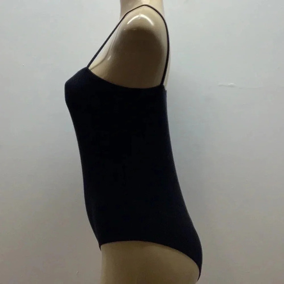 Shein black ribbed bodysuit size large Preloved - Picture 5 of 6